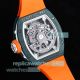Swiss Clone Richard Mille RM029 Green Carbon Fiber Le Mans Orange Rubber Strap Watch (6)_th.jpg